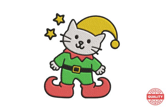 Christmas Cat Elf Embroidery Review