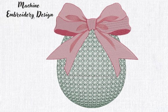 Easter Egg with Bow Embroidery Review
