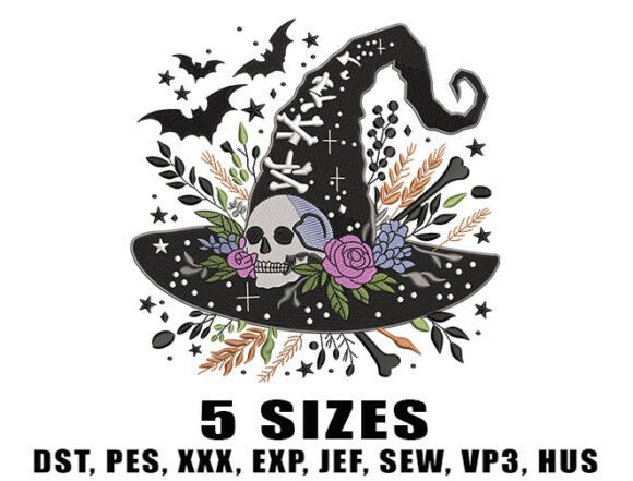 Flower Witch Hat Embroidery Design Review