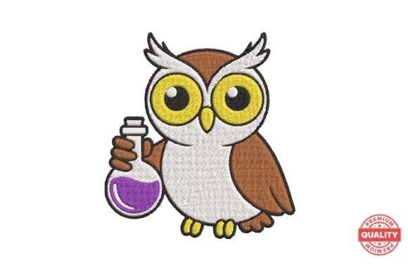 Halloween Owl with Potion Design Review
