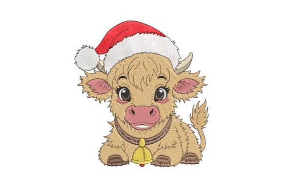 Highland Cow Christmas Embroidery Review