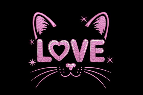 Love Cat Embroidery Design Review