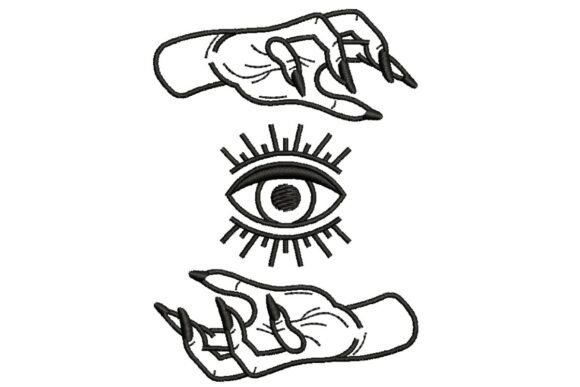 Mystical Hands with All-Seeing Eye Embroidery Review