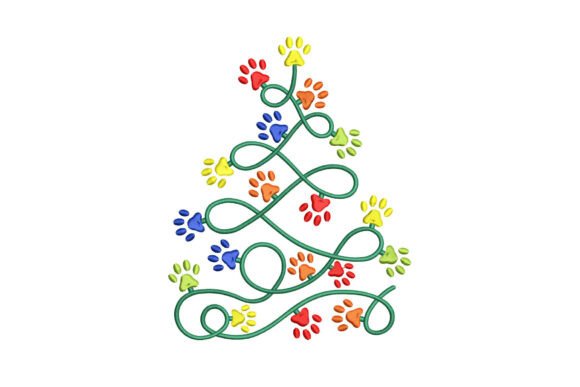 Paw Christmas Tree Embroidery Review