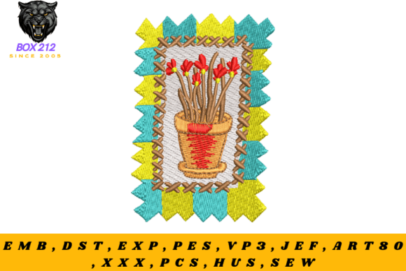 Plant Pot Embroidery Design Review