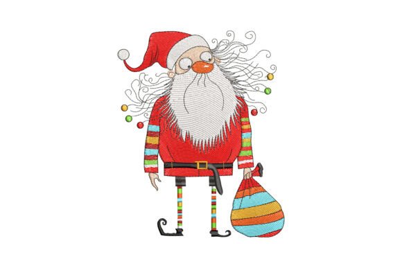 Review: Funny Quirky Santa Christmas Embroidery