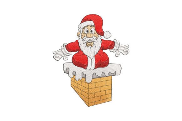 Santa Chimney Christmas Embroidery Review
