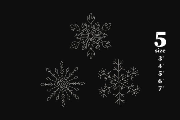 Snowflakes Embroidery Design Review