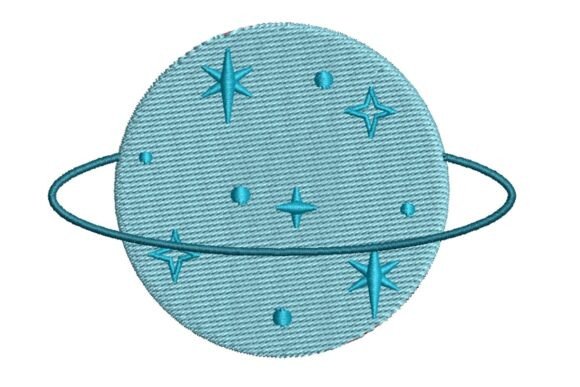 Whimsical Celestial Planet Embroidery Design Review